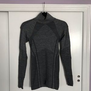 {Athleta} High Neck Fitted Long Sleeve